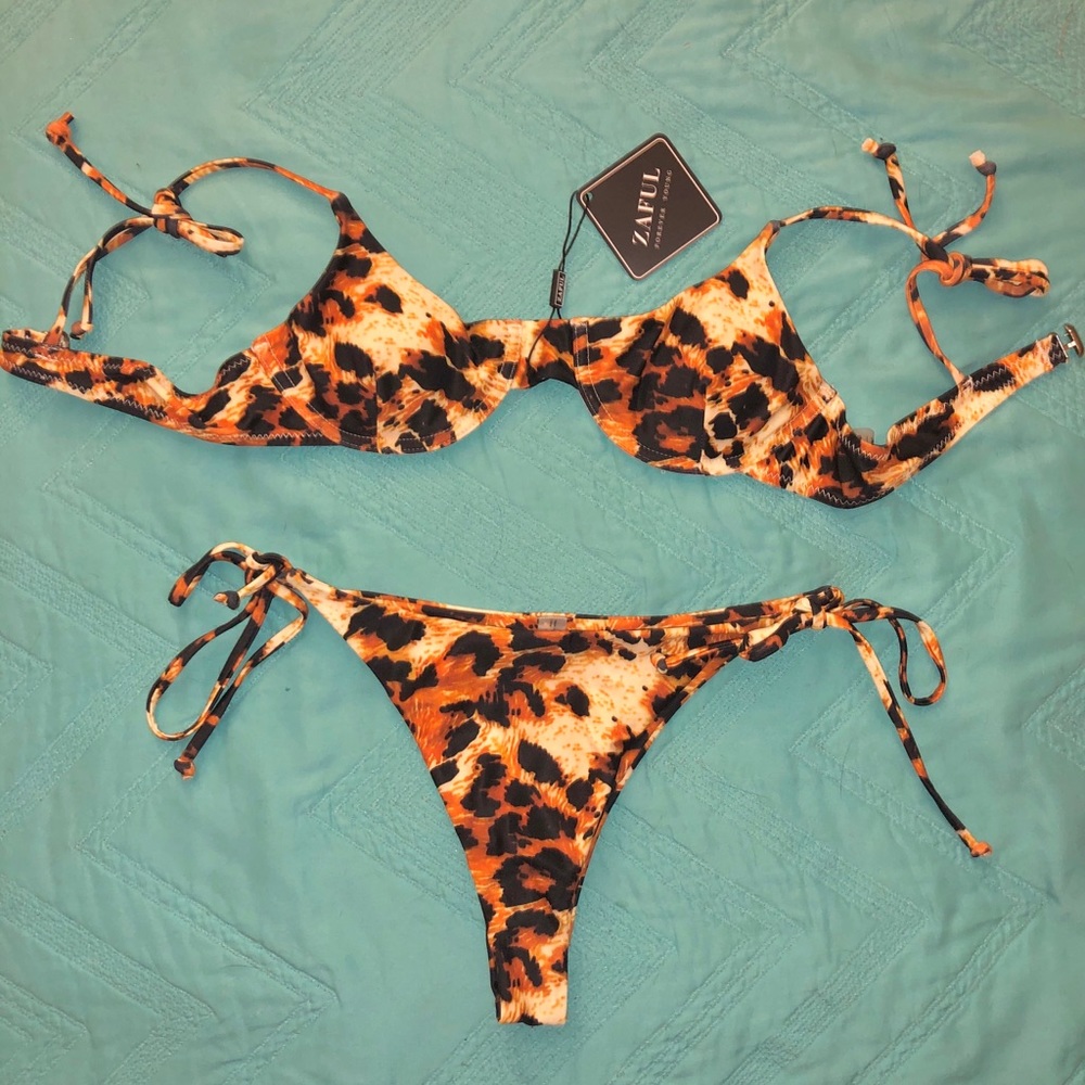 Cheetah Print Underwire Bikini ❤️ NWT